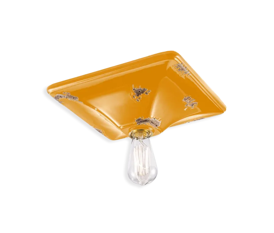 obrazek 2 Włoska plafoniera w stylu vintage o minimalistycznym designie