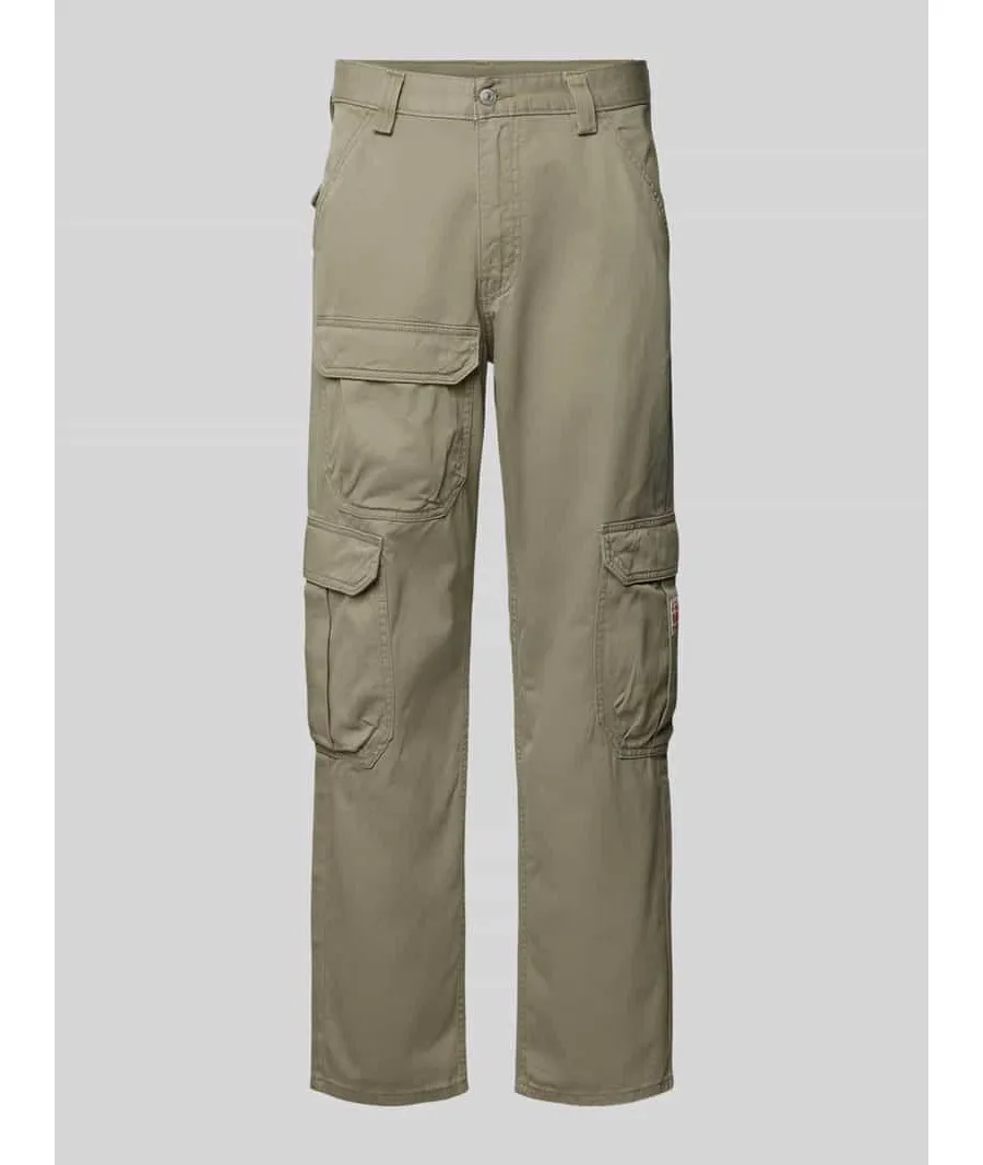 obrazek 1 Spodnie cargo z kieszeniami z patką model ‘STAY LOOSE’