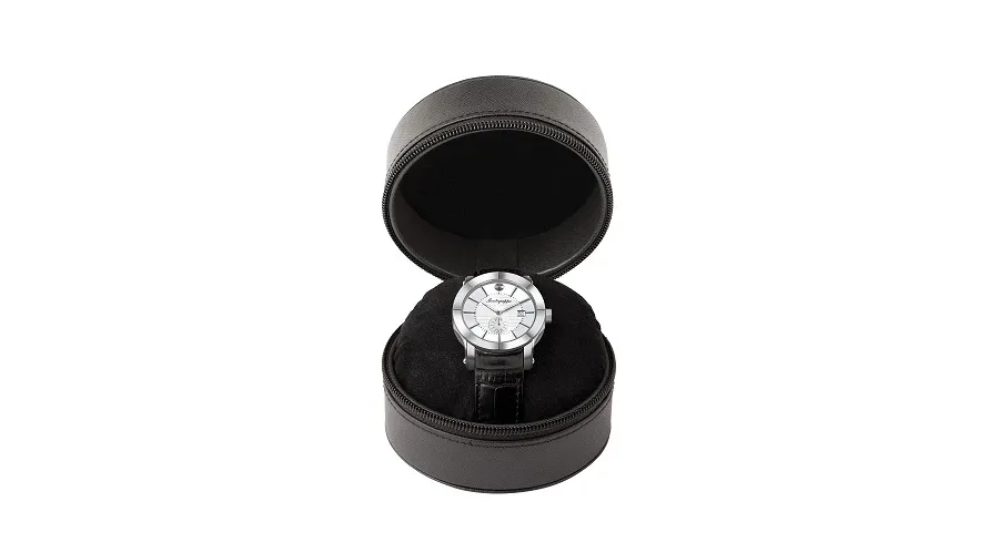 obrazek 3 Eleganckie Srebro Zegarek Silver Dial NeroUno Monetegrappa