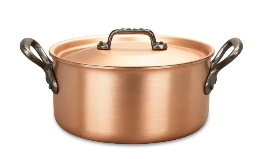 obrazek 4 Garnek casserole o średnicy 20 cm z miedzi belgijskiej firmy
