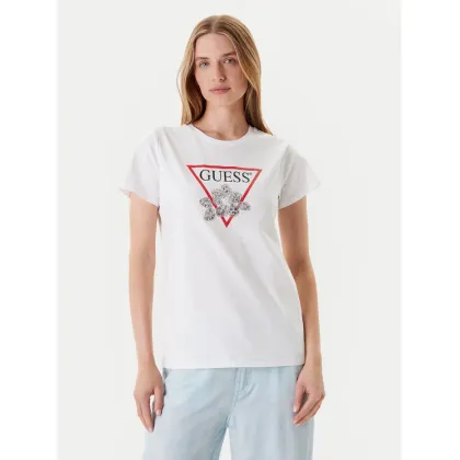 Zdjęcie Guess T-Shirt W5YI38 I3Z14 Biały Regular Fit