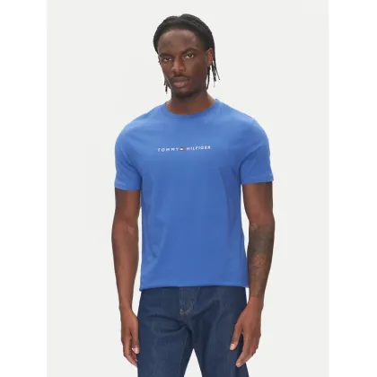 Zdjęcie Tommy Hilfiger T-Shirt UM0UM03525 Niebieski Regular Fit