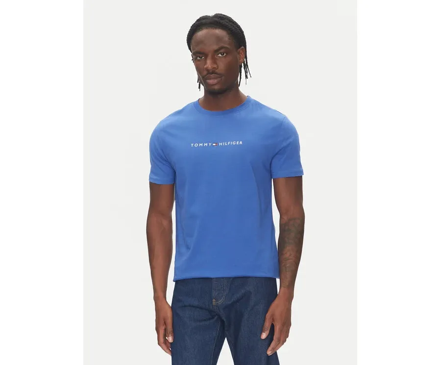 obrazek 1 Tommy Hilfiger T-Shirt UM0UM03525 Niebieski Regular Fit