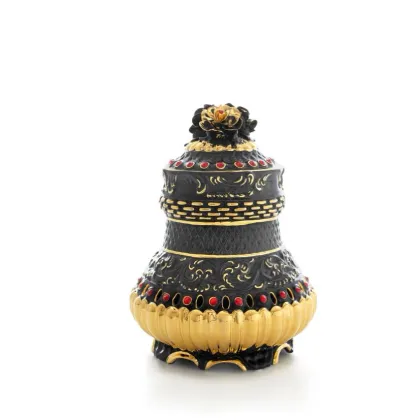 Picture Baroque decorative vase-cup made of ceramics - Ceramiche ML