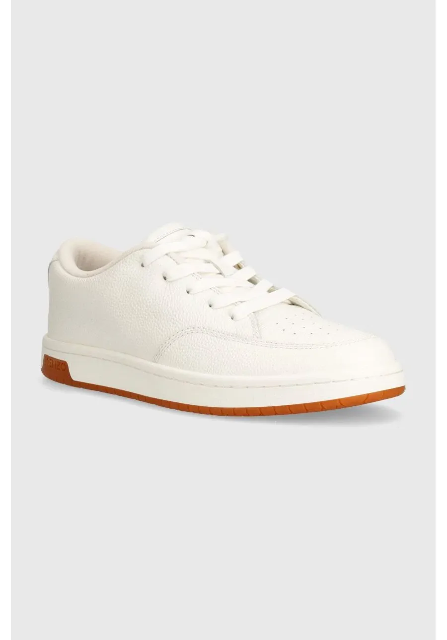 obrazek 1 Kenzo sneakersy skórzane Dome Low Top Sneakers kolor biały FD65SN061L53.02