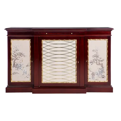 Picture Classic sideboard made of mahogany wood