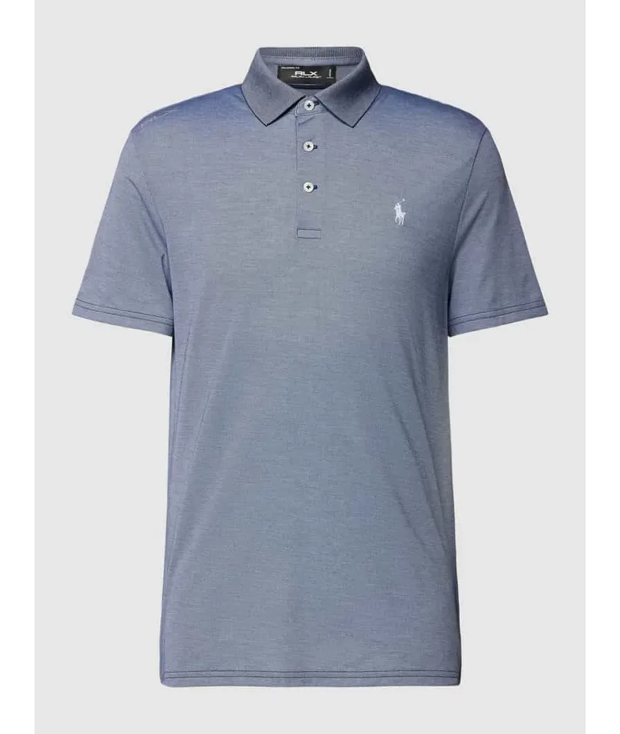 obrazek 1 Koszulka polo o kroju tailored fit z wyhaftowanym logo
