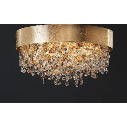 Picture Ceiling lighting with colored crystals - Masiero