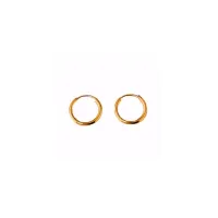 Picture Italian earrings with a hidden hook, diameter 17mm.