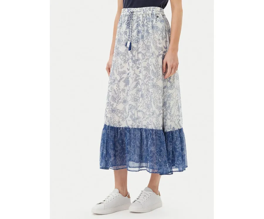obrazek 1 Pepe Jeans Spódnica trapezowa PL901194 Niebieski Regular Fit