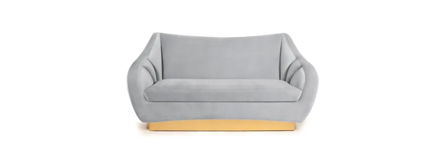 obrazek 1 Luksusowa nowoczesna 2 osobowa sofa inspirowana kalifornijską górą Figueroa – Insidherland