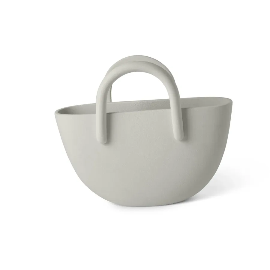 obrazek 3 Włoski wazon ceramiczny Bag do stylowych wnętrz lub ogrodów