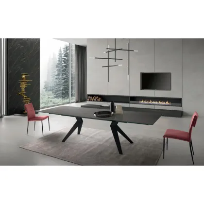 Zdjęcie Ekskluzywny funkcjonalny stół do salonu L. 180 P. 90 H. 75 cm – Zamagna Italia