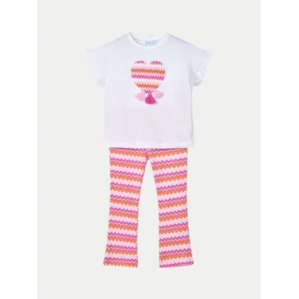 Zdjęcie Mayoral Komplet t-shirt i legginsy 3709 Kolorowy Regular Fit