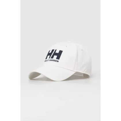 Zdjęcie Helly Hansen czapka z daszkiem kolor beżowy z nadrukiem 67434