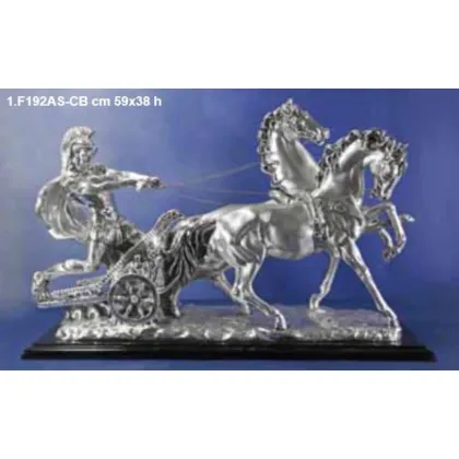 Zdjęcie Posrebrzany rydwan rzymski idealny na biurko - ArtBe