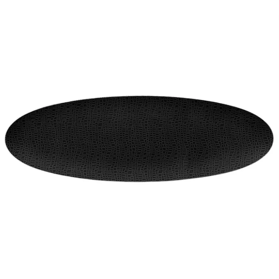 obrazek 1 Wąski duży talerz do serwowania 44x14 cm w kolorze czerni - Seltmann Weiden