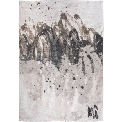 Zdjęcie Prestiżowy szaro biały dywan nowoczesny - GREY WAVES 8640