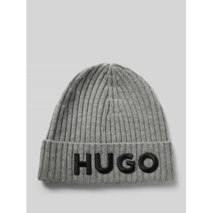 Zdjęcie Czapka beanie z detalem z logo