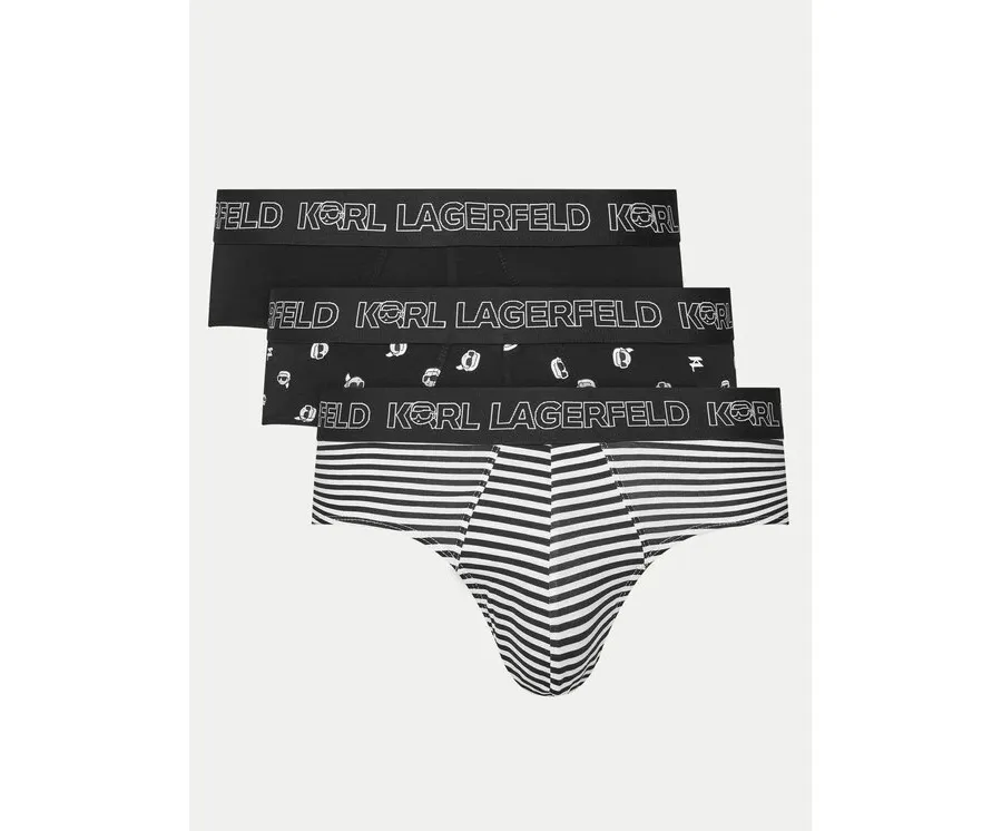 obrazek 1 KARL LAGERFELD Komplet 3 par slipów A1M47043 Czarny