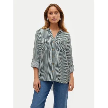Zdjęcie Vero Moda Koszula Bumpy 10275283 Zielony Regular Fit