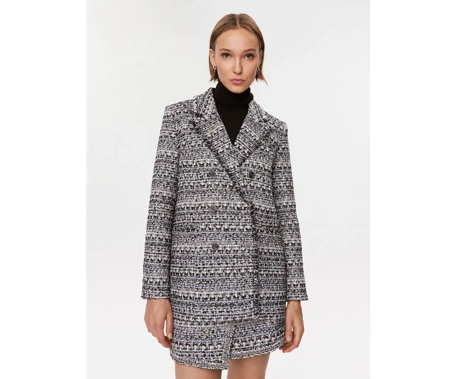 obrazek 1 Bruuns Bazaar Marynarka Trillium Jolana BBW3504 Niebieski Regular Fit