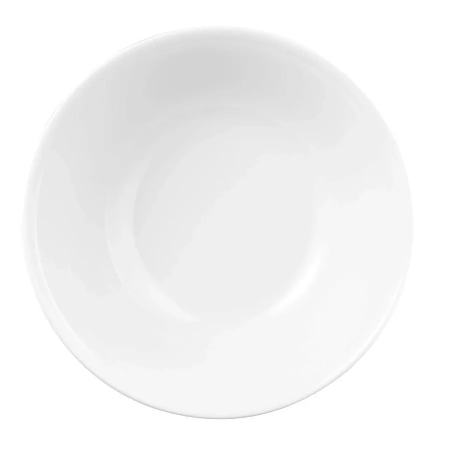 obrazek 3 Ekskluzywna duża biała porcelanowa miska o nowoczesnym charakterze - Tettau