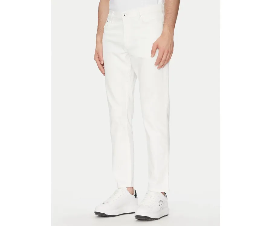 obrazek 1 Karl Lagerfeld Jeans Jeansy A2M10136 Biały Tapered Fit