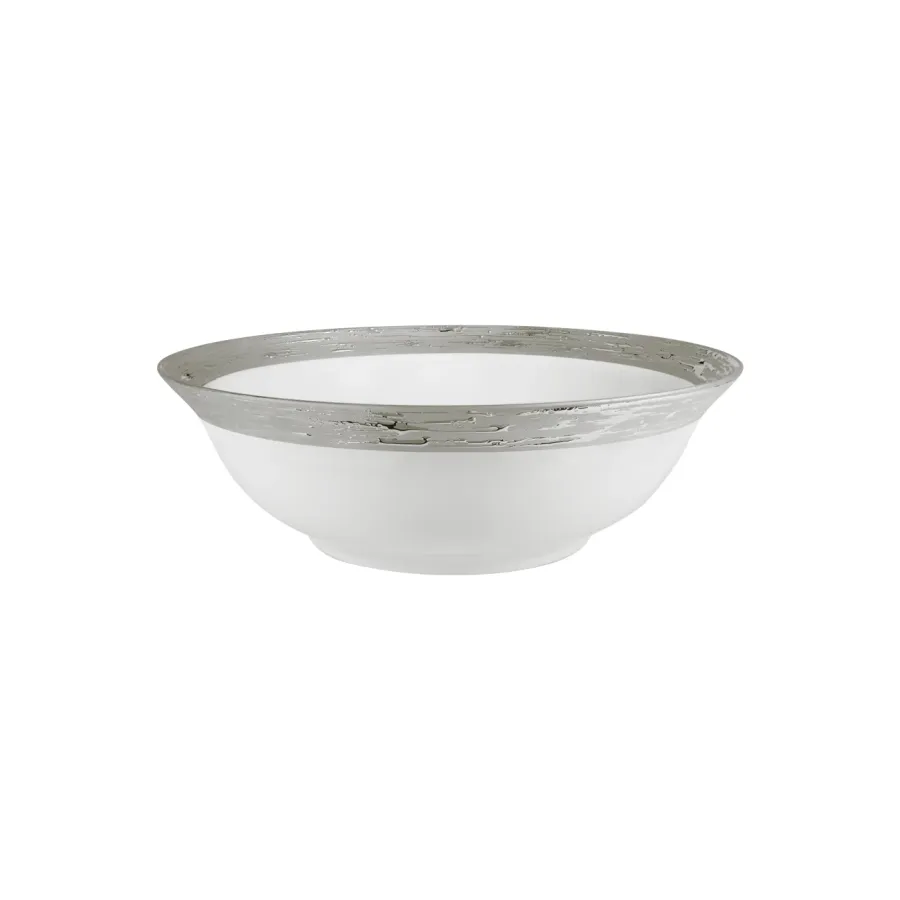 obrazek 1 Elegancka porcelanowa okrągła miska na sałatkę 26 cm - Porcel