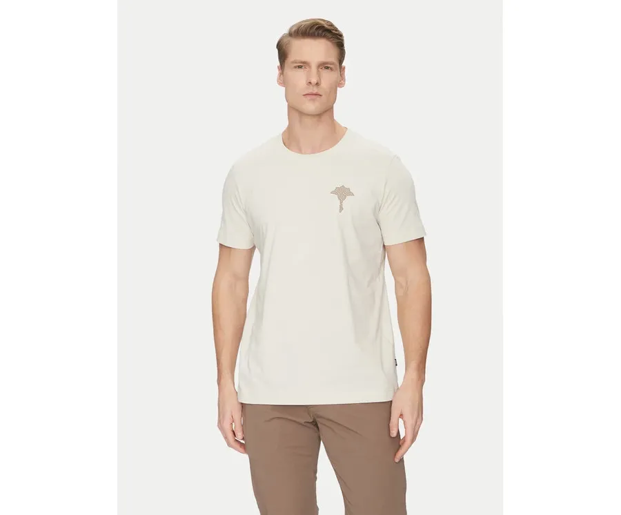 obrazek 1 JOOP! T-Shirt 17 JJ-03Brisko 10017941 30044674 Beżowy Regular Fit