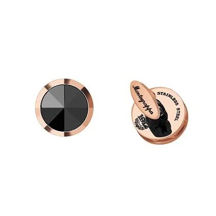 Zdjęcie Onyks Spinki do Mankietów NeroUno Rose Cufflinks