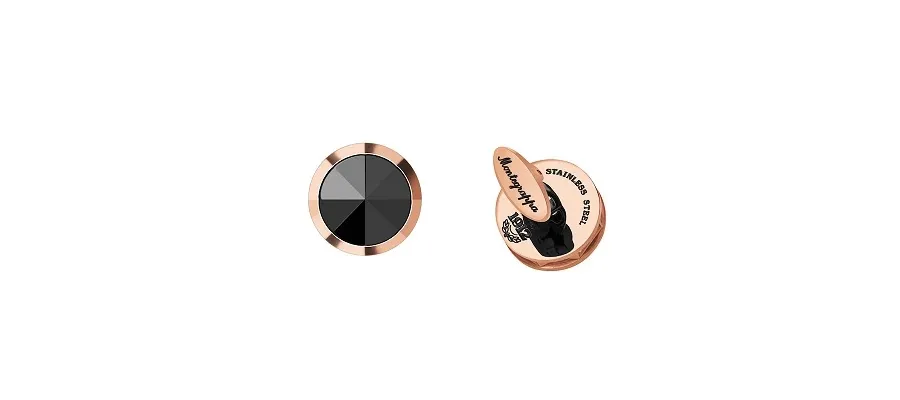 picture 1 Onyx NeroUno Rose Cufflinks