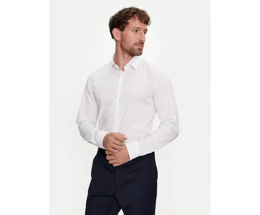 obrazek 1 Calvin Klein Koszula K10K113163 Biały Slim Fit