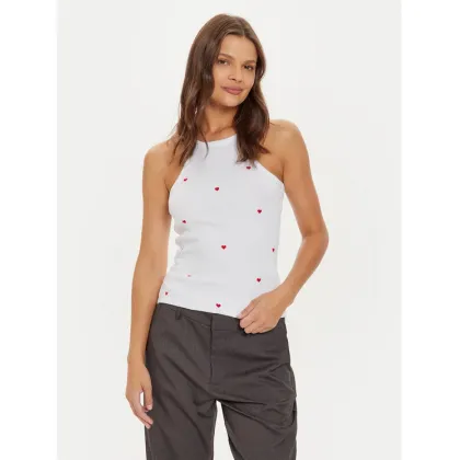 Zdjęcie Noisy May Top 27033216 Biały Regular Fit