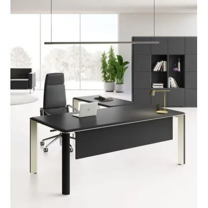 Zdjęcie Wyjątkowe biurko gabinetowe z nadstawką prawą lub lewą