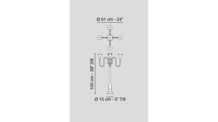 picture 4 Modern candle holder in classical style