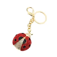 Picture A unique keychain in the shape of a ladybug