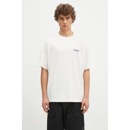 Zdjęcie Represent t-shirt bawełniany Represent Owners Club męski kolor beżowy z nadrukiem OCM41114.072