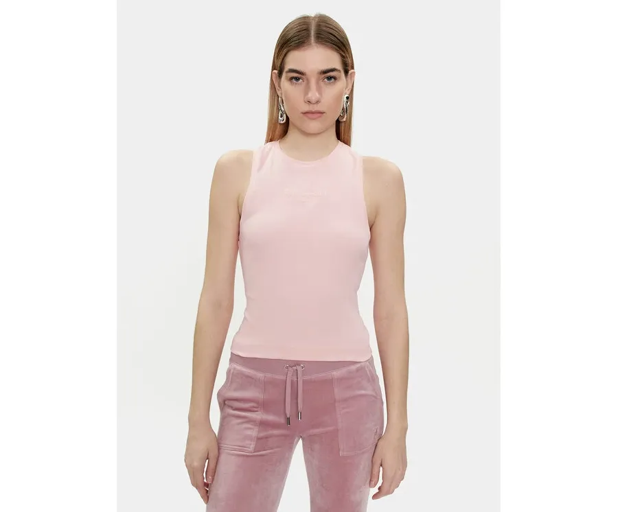 obrazek 1 Juicy Couture Top Beckham JCBLV223811 Różowy Slim Fit