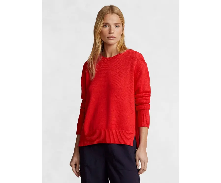 obrazek 1 Polo Ralph Lauren Sweter Cn Po 211898583007 Czerwony Regular Fit