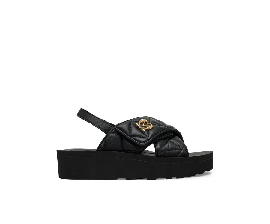 obrazek 1 LOVE MOSCHINO Sandały JA16044I1MIE0000 Czarny
