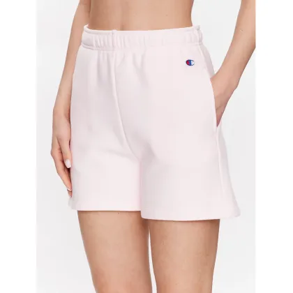 Zdjęcie Champion Szorty sportowe Minimal Reverse Weave 116247 Różowy Regular Fit