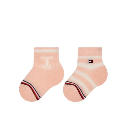 Zdjęcie Tommy Hilfiger Zestaw 2 par wysokich skarpet dziecięcych 701224996 Różowy