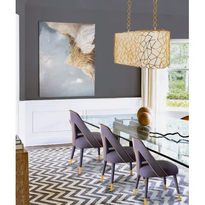 Zdjęcie Elegancka lampa wisząca Nest inspirowana naturą
