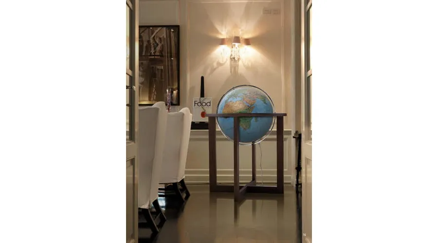 picture 3 Nova Rico Cross Blue 50 cm Illuminated Floor Standing Globe