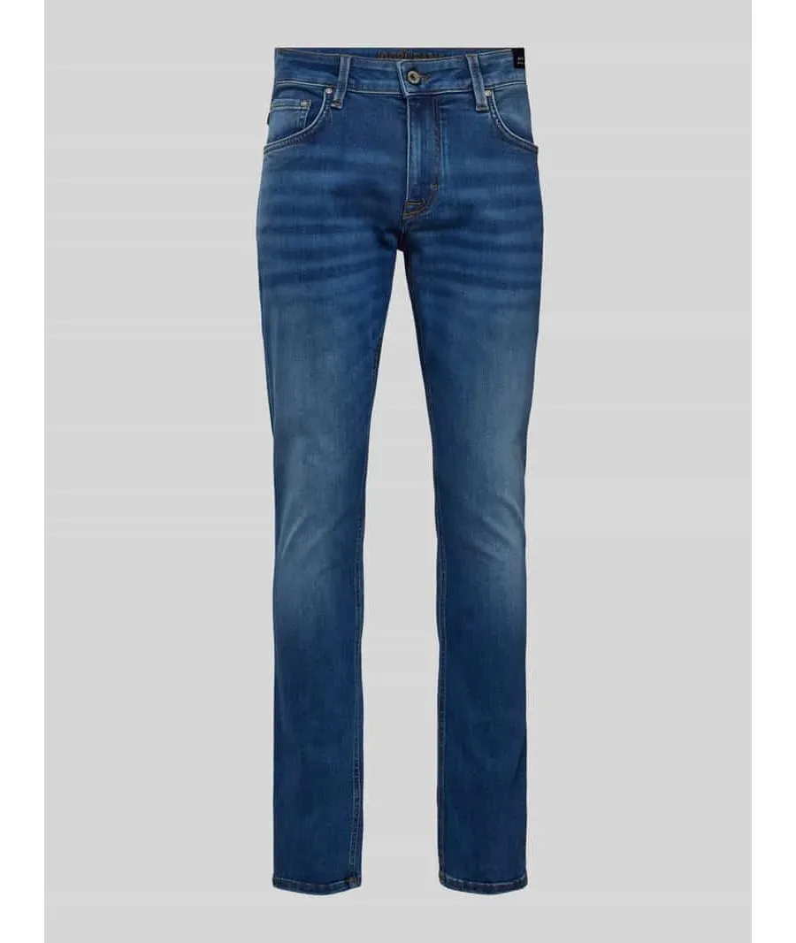 obrazek 1 Jeansy o kroju slim fit z 5 kieszeniami model ‘Stephen’