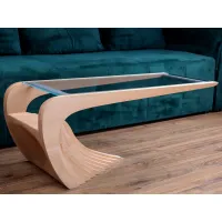 Picture A unique Lucid coffee table in a parametric style