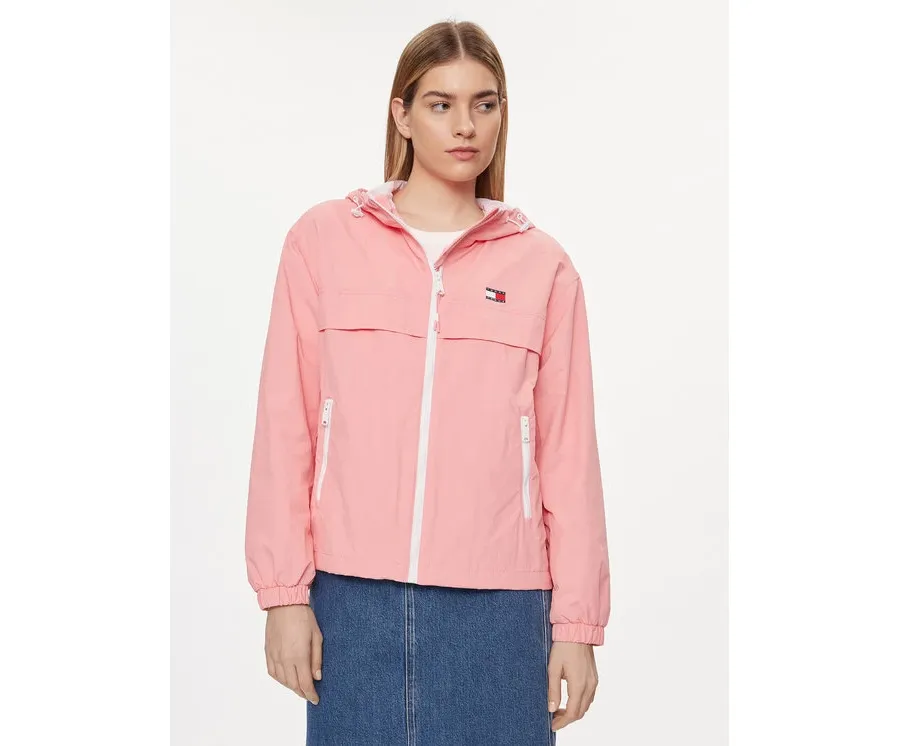obrazek 1 Tommy Jeans Wiatrówka Chicago DW0DW17747 Różowy Regular Fit