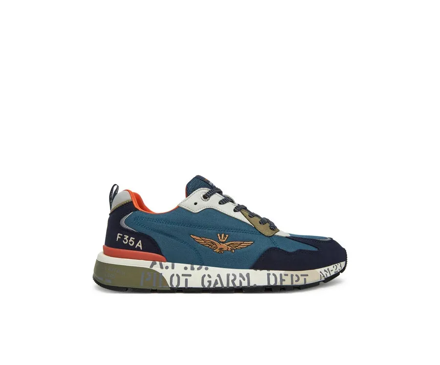 obrazek 1 Aeronautica Militare Sneakersy 251SC276CT3332 Granatowy