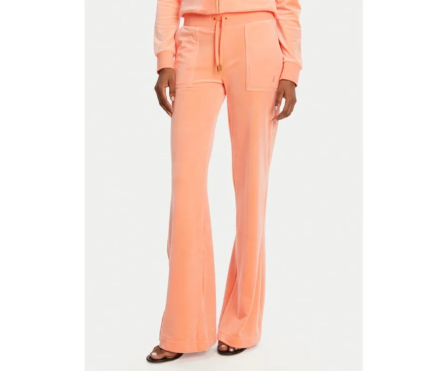 obrazek 1 Juicy Couture Spodnie dresowe Layla JCSEBJ001 Pomarańczowy Flared Leg